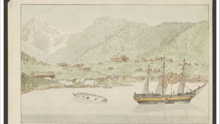 The Bay of Petropavlovsk, from Adam Johann von Krusenstern, Materjalid elu ja tegevuse kohta