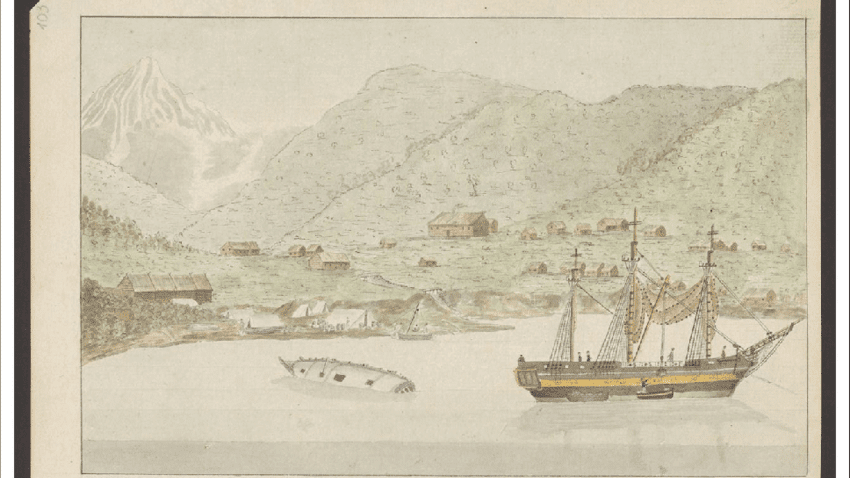 The Bay of Petropavlovsk, from Adam Johann von Krusenstern, Materjalid elu ja tegevuse kohta