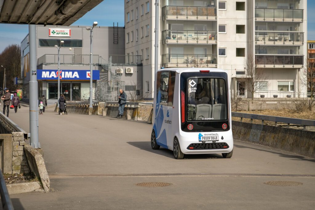 AuveTech self-driving bus (Photo: Tallinn Strategy Centre)