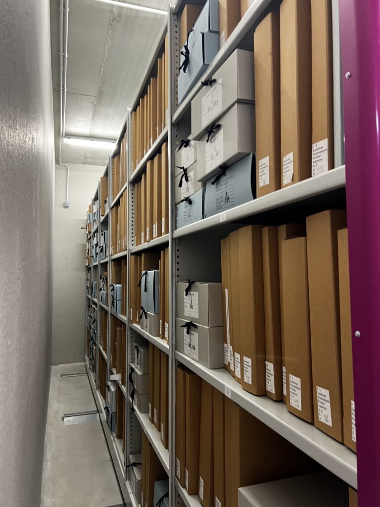 The Baltic Heritage Network summer school began on Monday, June 26th. We started off at the National Archives of Estonia, where we learned about genealogical research and any possible restrictions, and we were able to take a tour around the building and see some of the collections.