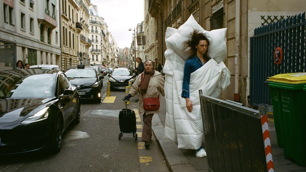 Estonian artist TOMM¥ €A$H in Paris during Fashion Week.