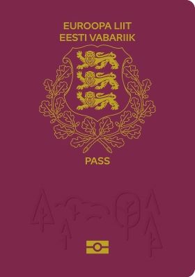 an Estonian passport