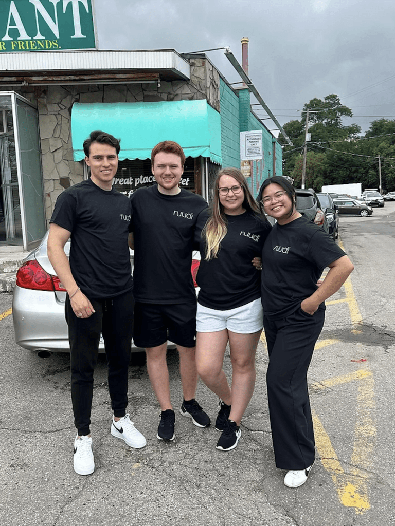 Hedy and the Centennial College classmates who make up Ruudi Productions, the media production company she recently formed