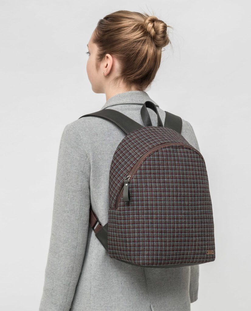 One of Kango Tekstiil's linen backpacks (source- kangotextile dot com)