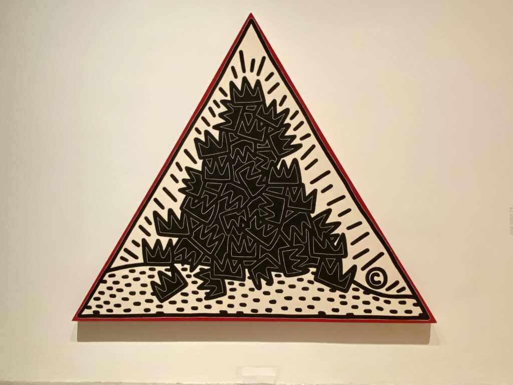 Keith Haring's "A Pile of Crowns for Jean-Michel Basquiat"