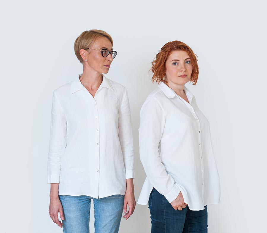 Kango Textile's co-owners Vivika Sopp and Nataliya Sukhorukova