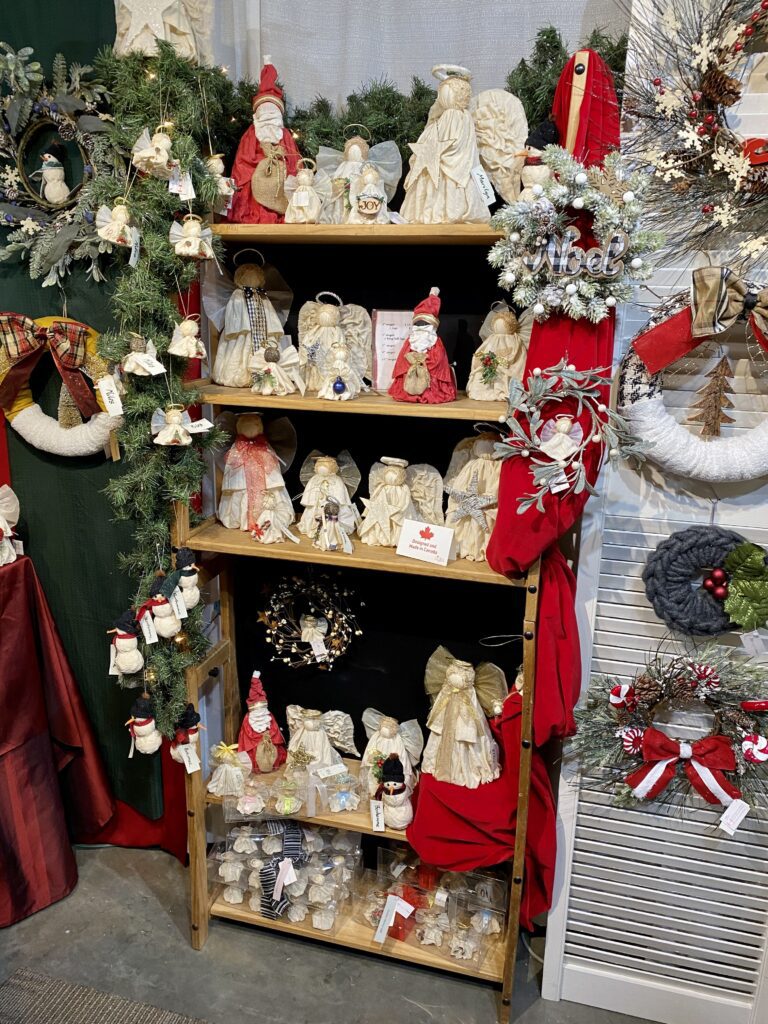 A selection of angels and wreaths from All through the House