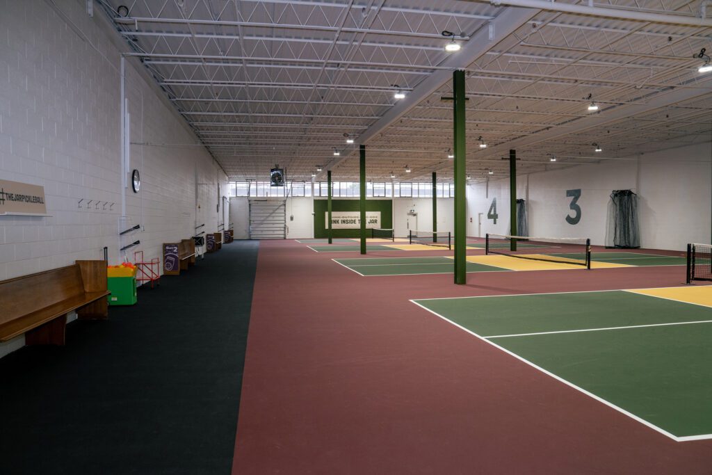 A view of the courts