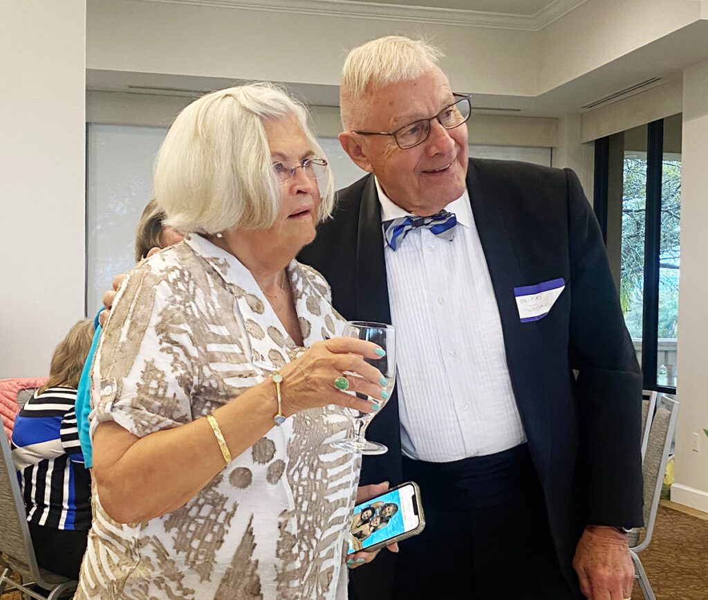 Aktuse peakorraldajad seltsi tegevjuhid abielupaar Inne ja Heikki Joonsar.