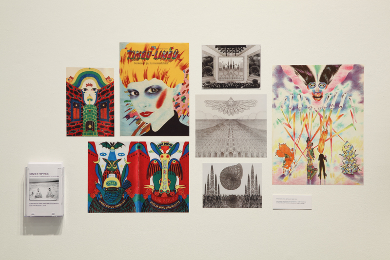 Examples of art from the exhibition Soviet Hippies: The Psychedelic Underground of 1970s Estonia (source: thepolygon.ca)