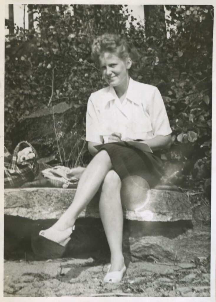 Aino (Mäepea) Talme, circa 1946