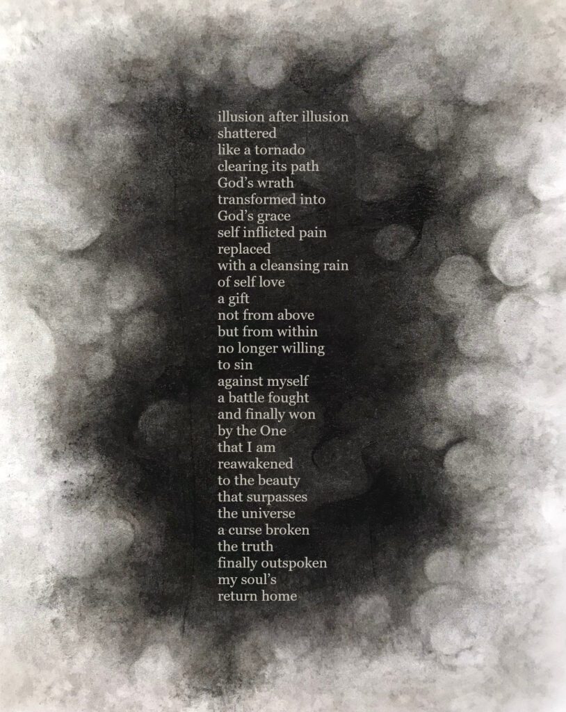 Poem by Marianne Pettinen-Melrose, art by Indrek Lõbus