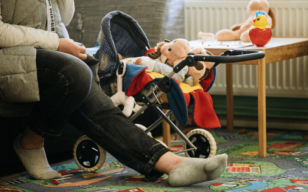 A Ukrainian refugee centre (source: Priit Mürk/ERR)