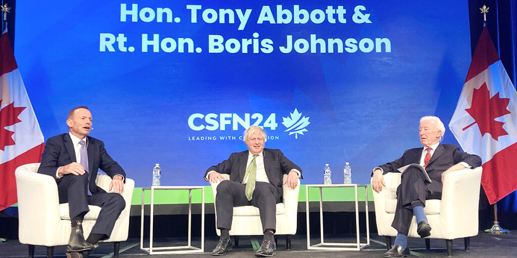 Csfn Boris Johnson ja Tony Abbott peakõnelejad CSFN konverentsil - Eesti Elu