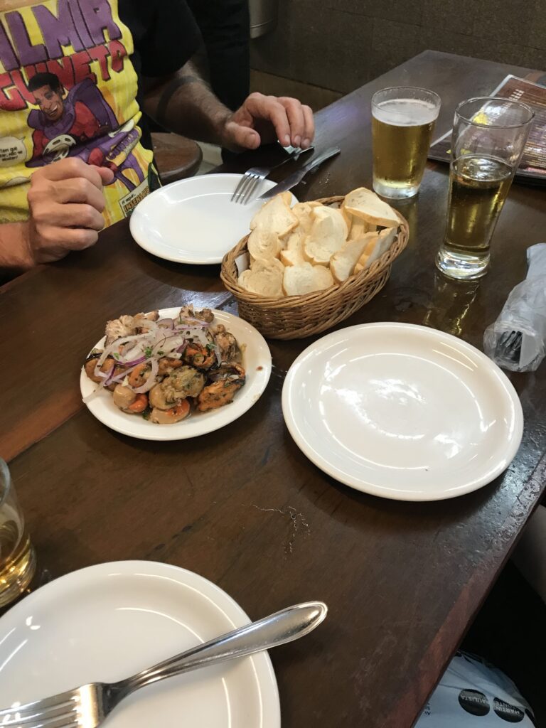 Petiscos (snacks) in Rio de Janeiro