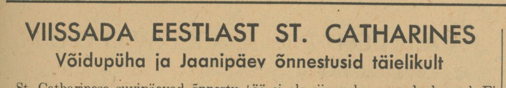 Vaba Eesti Sõna artikli pealkiri 02 juuli 1949 pg 3