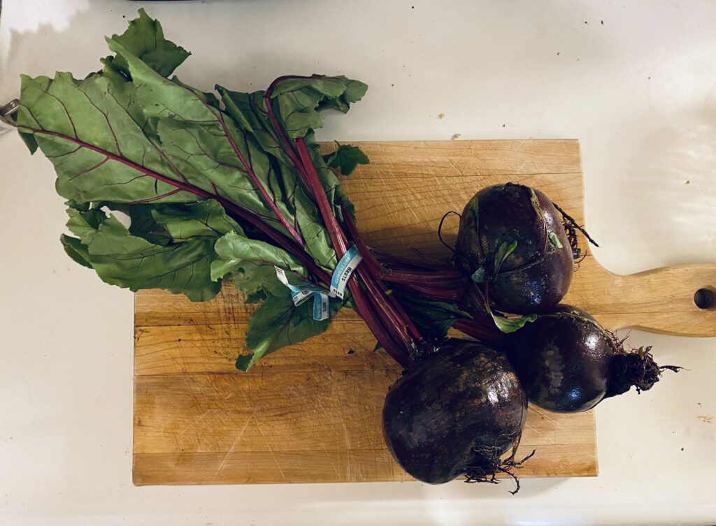 The beets in their whole form