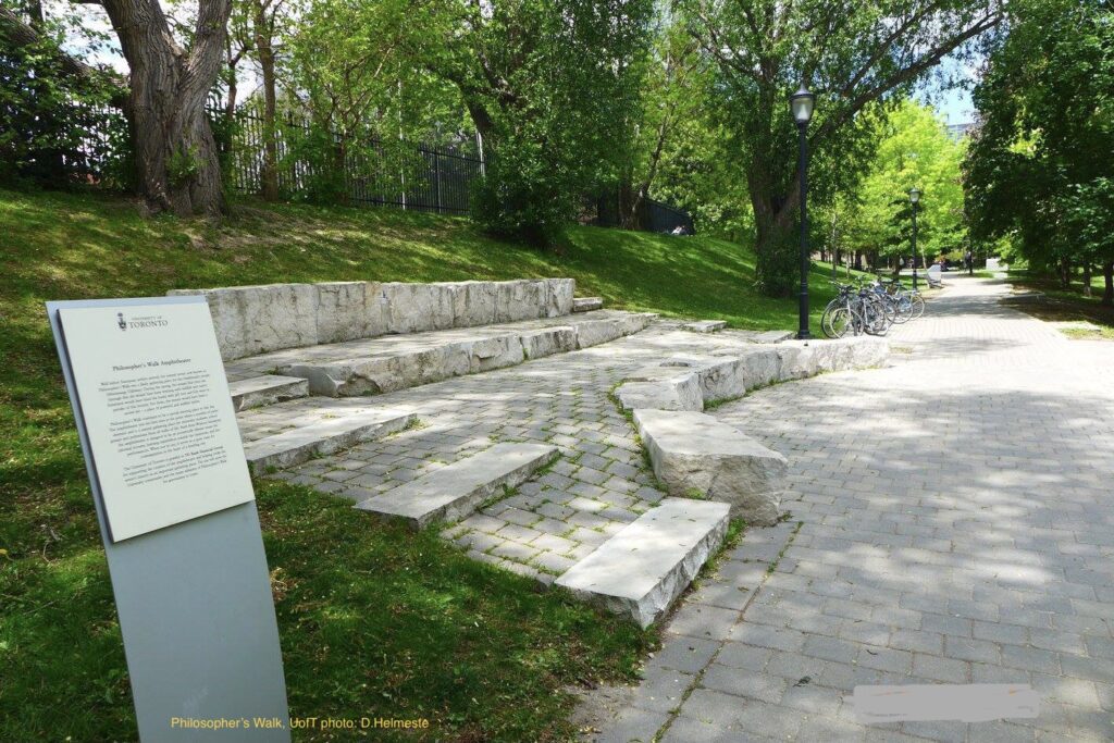 Philosopher's Walk on the U of T campus (photo: Daiga Helmeste)