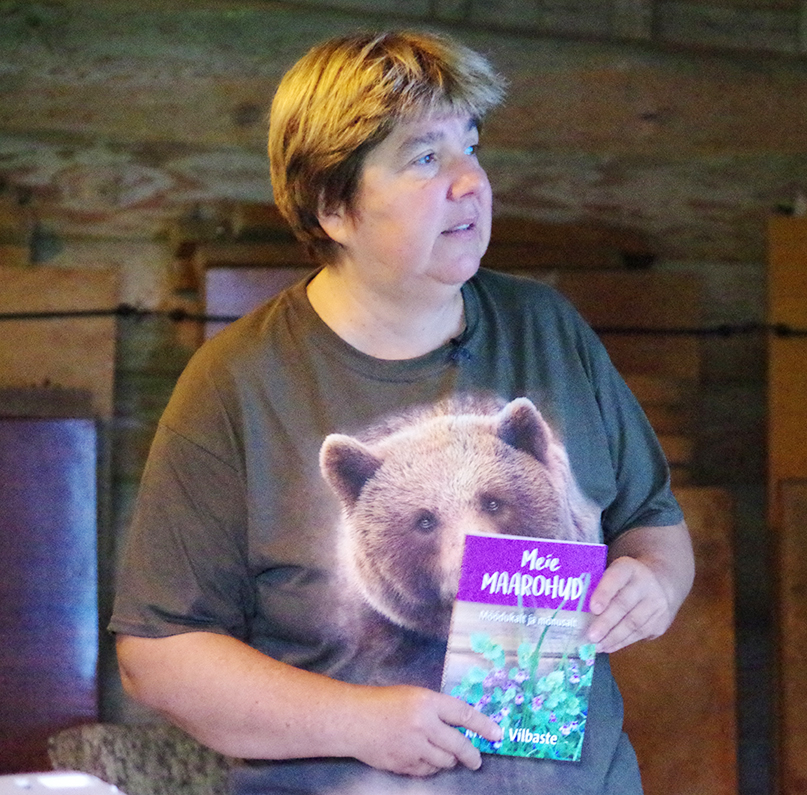 Põneva loengu pidas loodusenaine ja taimetark Kristel Vilbaste. Foto: Sören Ruutsoo