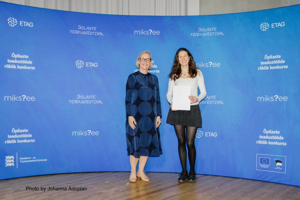 (photo: Johanna Adojaan, courtesy of Kiiri Lättekivi from Kiiri Lättekivi from ETAG [Eesti Teadusagentuur])