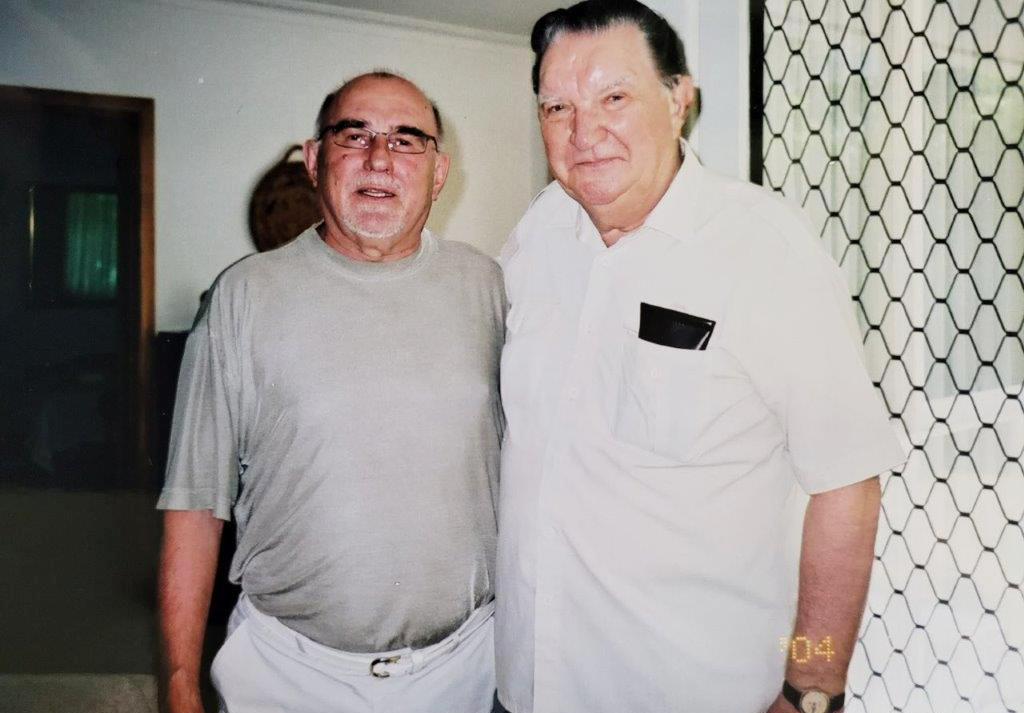 Sir Avi Parbo ja Guido Laikve, kelle vahendusel jõudis toimetusse käesolev lugu. Foto erakogust