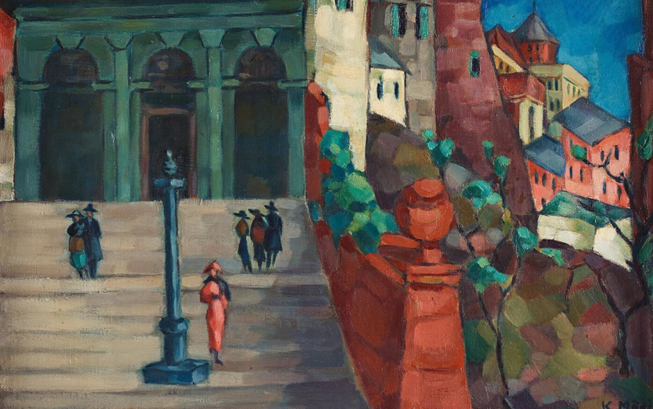 "Rooma" ("Rome") by Konrad Mägi, painted 1922-1923, owned by Enn Kunila