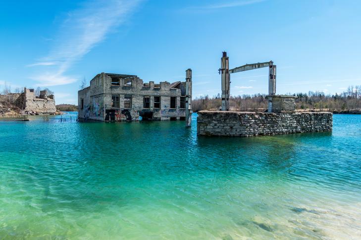 Rummu Quarry (source: campingbaltic.com)