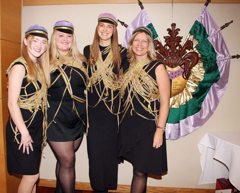 Uued värvikandjad: vas. Häli Puust, Alexia Marten, Geneviève Perron ja Kaire Hartley. Foto: S. Lillian Lennox