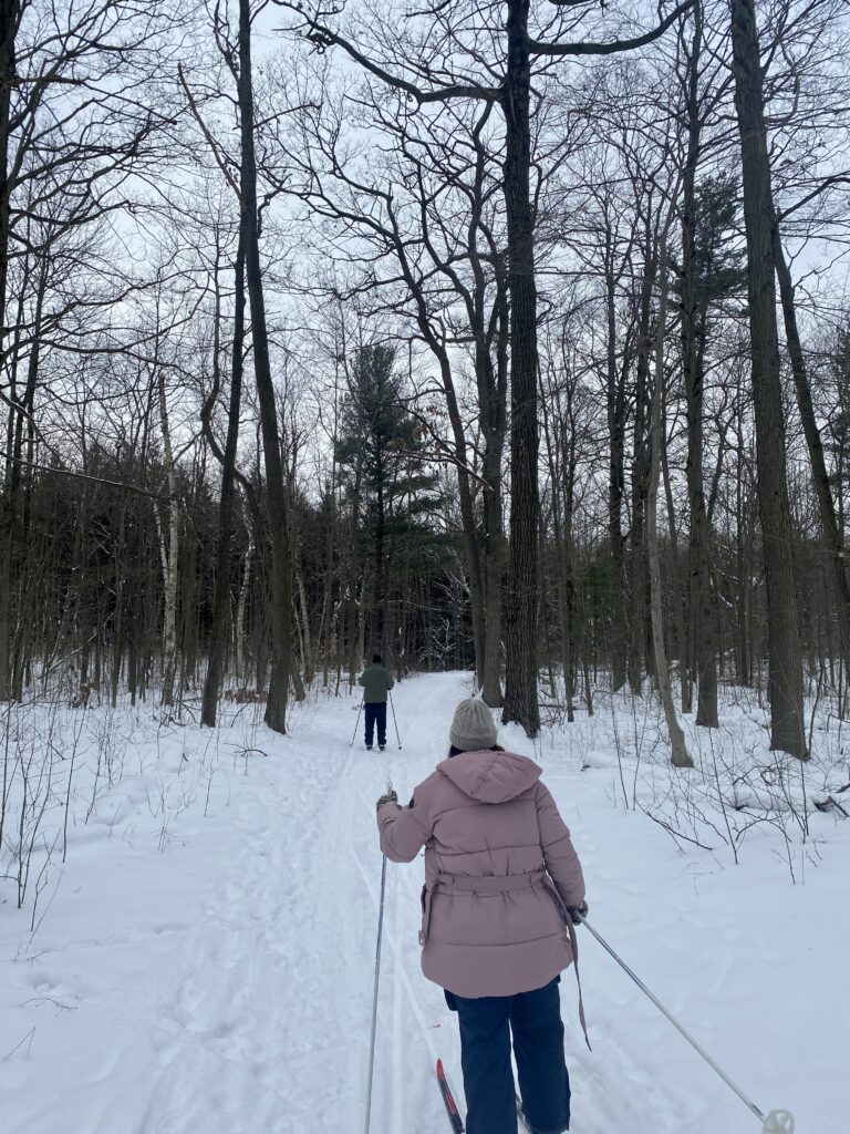 Ungroomed trails are more challenging to ski on but still make for an enjoyable day out.