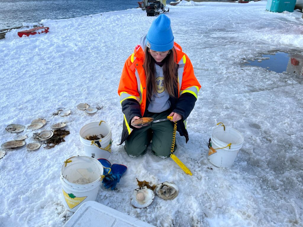 Seliina working with GHD in Newfoundland