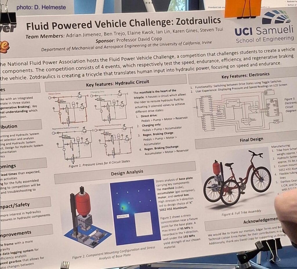 Fluid Powered Vehicle Challenge: Zotdraulics