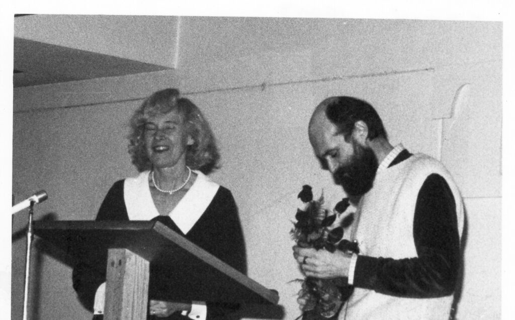 Stella Kerson and Arvo Pärt (photo: Oskar Haamer, December 1981, Toronto)