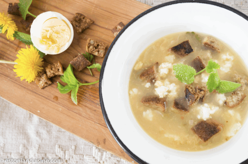 Nettle soup (source: estoniancuisine.com)