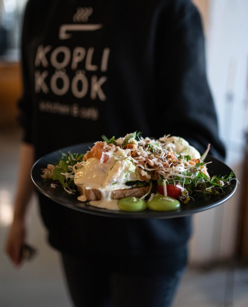 A dish served at Kopli Köök, one of the cafés at Põhjala Tehas (photo: Anna Maslenkova)