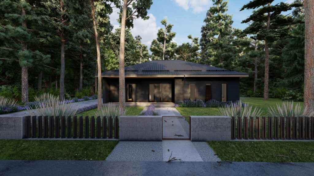 Exterior of the "Muraste" house (source: e4house.ee)