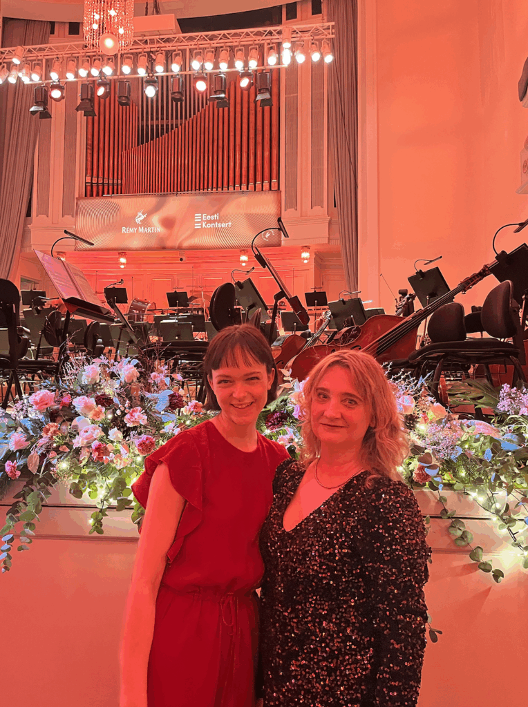 Monika with her friend and mentor Heidy Eskor-Kiviloo