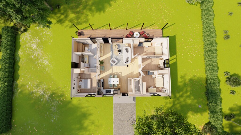 Interior of the "Loo" house (source: e4house.ee)