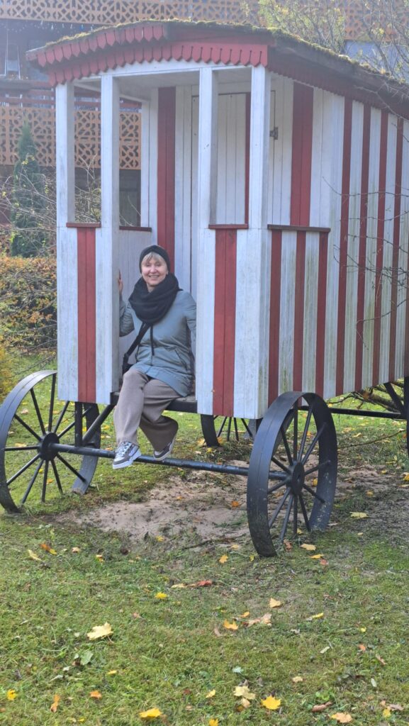 A bathing trolley that horses would pull into the sea. In the trolley, one would change into one's swimsuit (photo by Hillar Lauri)
