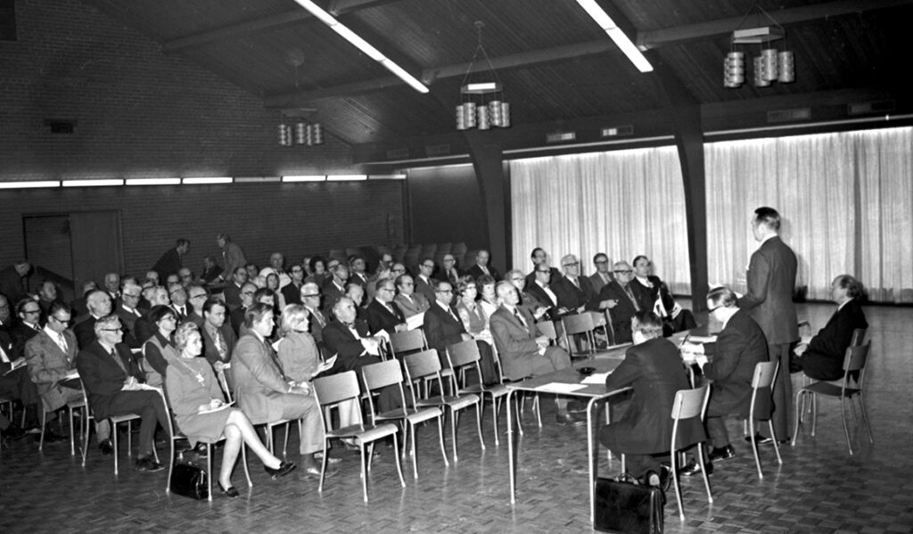 EFC's first Annual Meeting at Toronto Estonian House, 1974. Photo: Taivo Säägi, from VEMU archives