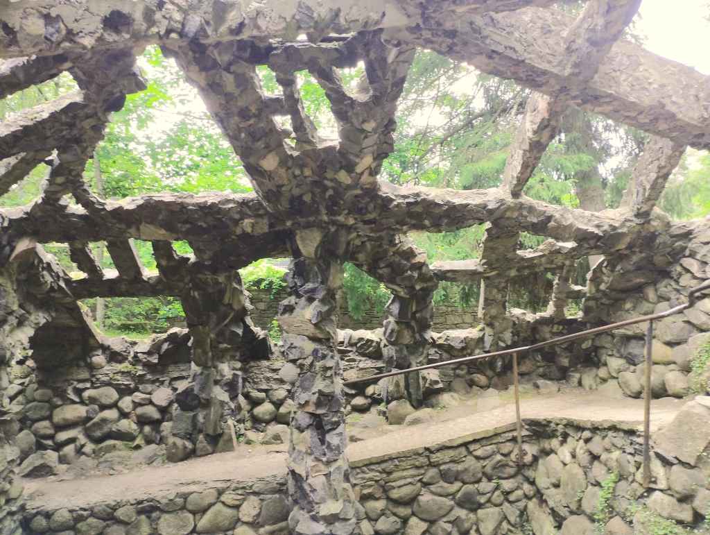 Interior view of the Palmhouse roof (photo: Jerry Mercury)