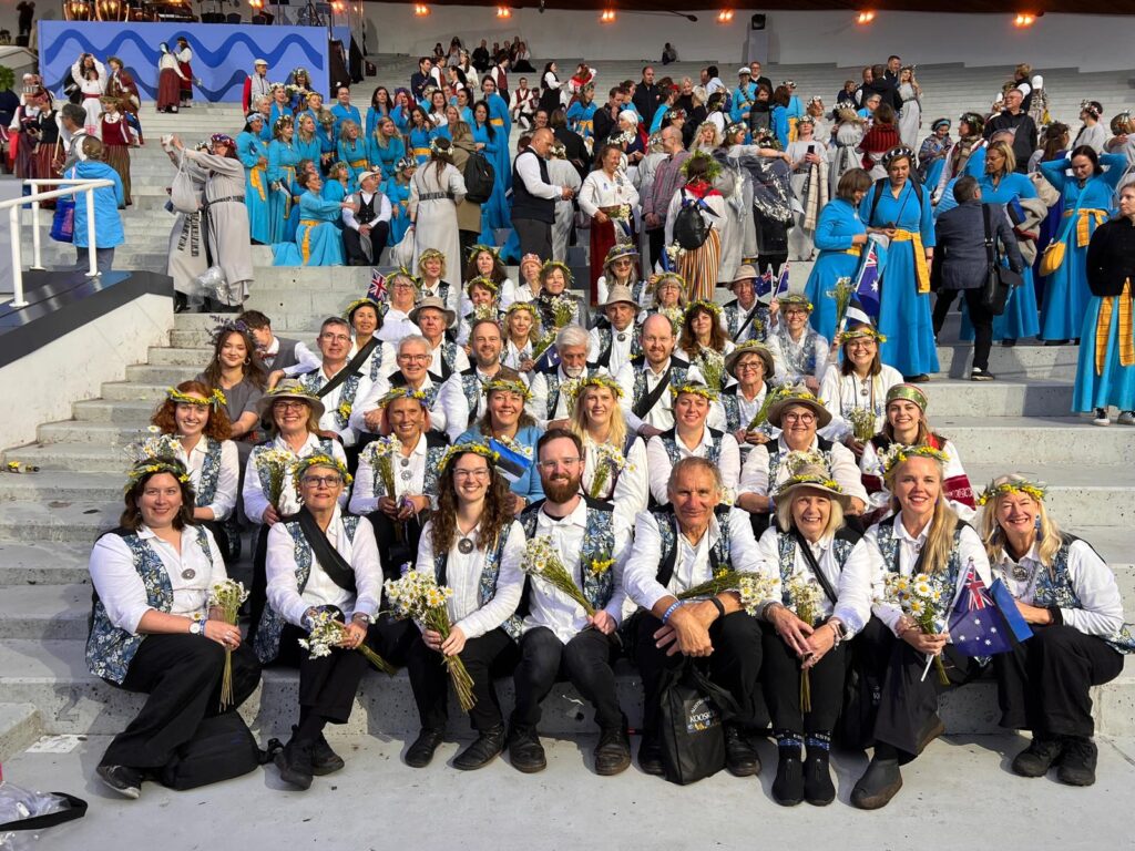 Kooskõlas at Laulupidu 2025. Photo from the private collection of Esmée Okamoto.