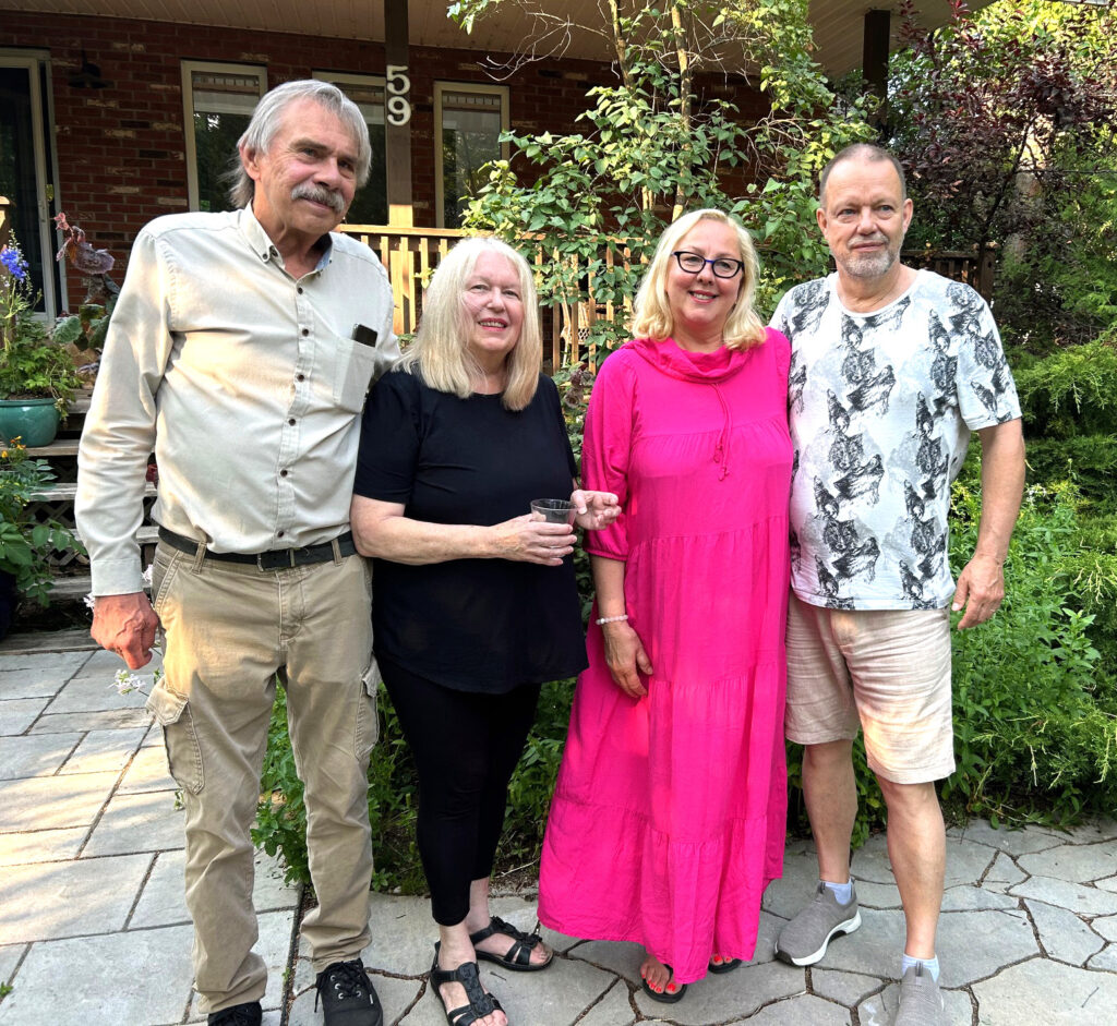 Kohtumine Collingwoodis: Katrin ja Erik Veski ning Lia ja Andres Virkus. Foto: K. Tensuda