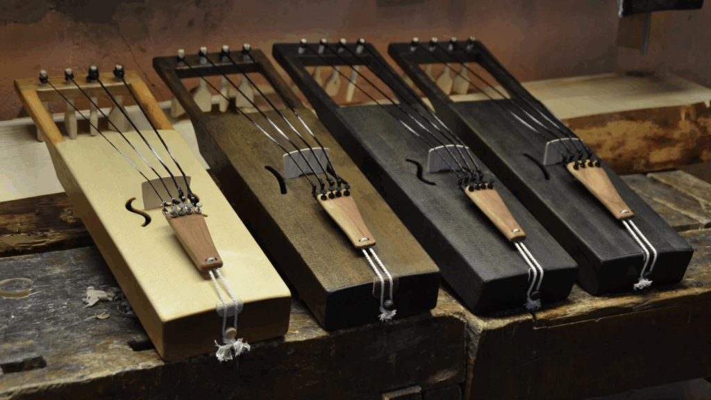 Talharpa lyres made by Mihkel Soon (source- mihkelsoon.com)