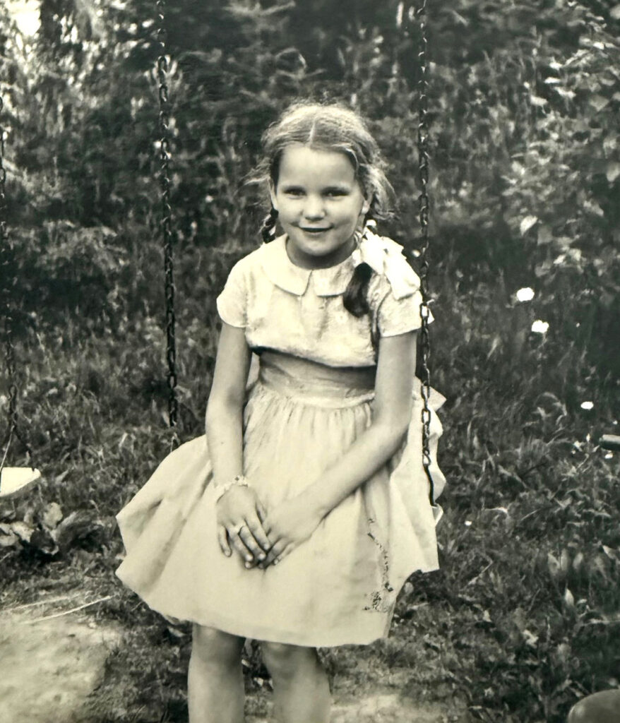 Tiiu 6-aastasena aias 1966.a.