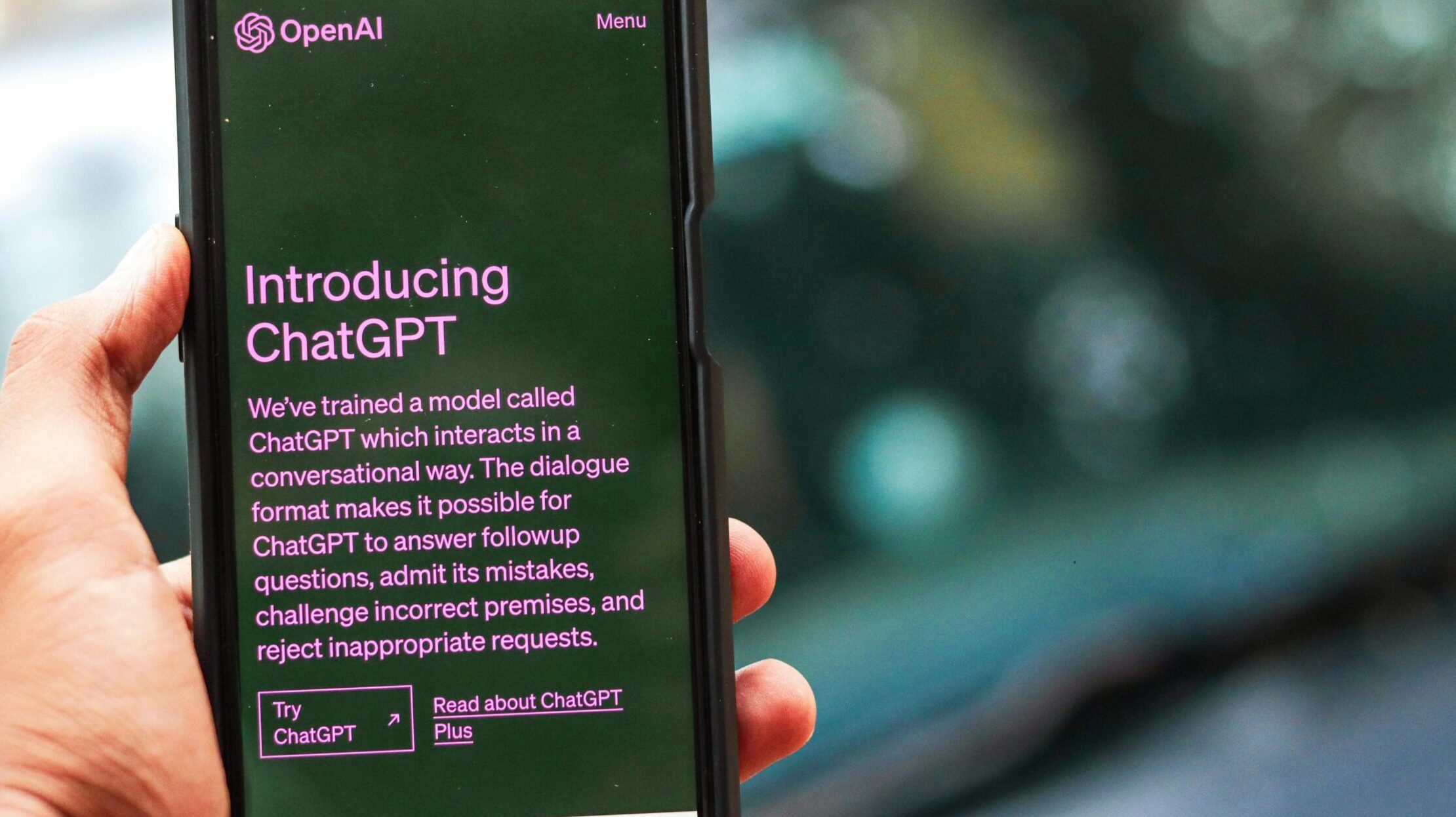 Webpage of ChatGPT, by Sanket Mishra from Pexels.com