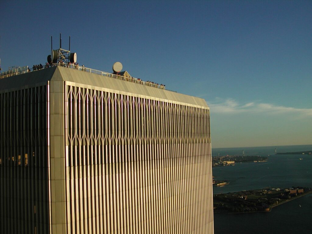 The South Tower in August 2000