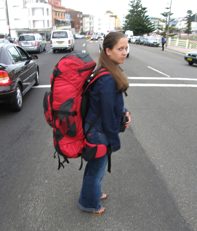 Seljakotirändur Kristel on jõudnud Austraaliasse! Foto- erakogust.