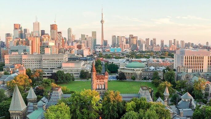 The University of Toronto campus (source- University of Toronto YouTube channel)