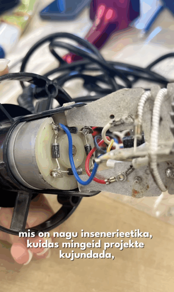 Monika's program also has a hands-on component.