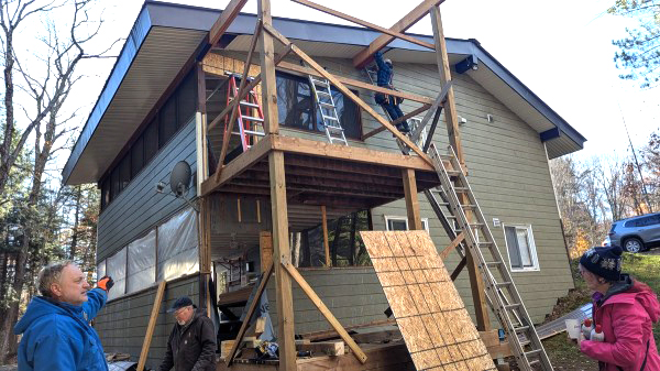Põhjakotka tare rõdu juurdeehitus. Foto: Maimu Mölder